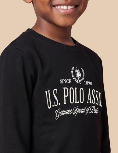 U.S. POLO ASSN. USPA Kids Boys Brand Embroidered Regular Fit Sweatshirt