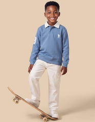Uspa Kids Boys Solid Regular Fit Sweatshirt