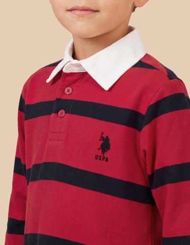 U.S. Polo Assn. Kids Horizontal Striped Regular Fit Polo Shirt