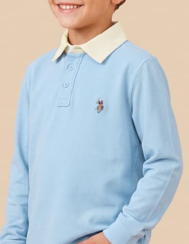 USPA Kids Boys Solid Regular Fit Polo Shirt