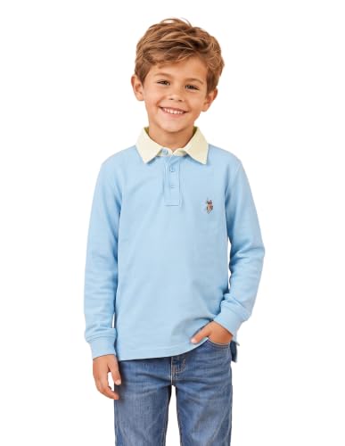 USPA Kids Boys Solid Regular Fit Polo Shirt