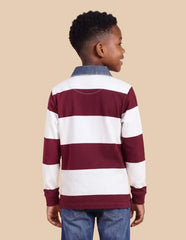 U.S. Polo Assn. Kids Horizontal Striped Regular Fit Polo Shirt