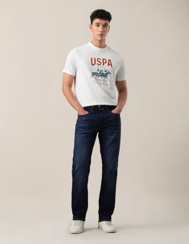 U.S. Polo Assn. Denim Co. Men's Graphic Brand Printed Slim Fit T-Shirt
