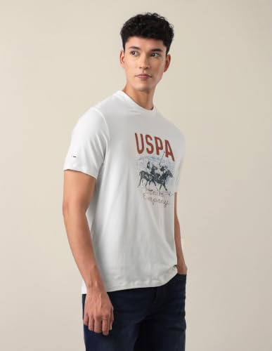 U.S. Polo Assn. Denim Co. Men's Graphic Brand Printed Slim Fit T-Shirt