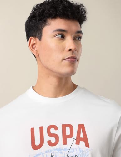 U.S. Polo Assn. Denim Co. Men's Graphic Brand Printed Slim Fit T-Shirt