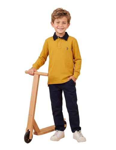 U.S. Polo Assn. Kids Solid Regular Fit Polo Shirt