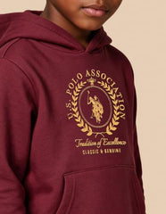 U.S. POLO ASSN. USPA Kids Boys Brand Embroidered Regular Fit Sweatshirt
