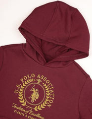U.S. POLO ASSN. USPA Kids Boys Brand Embroidered Regular Fit Sweatshirt