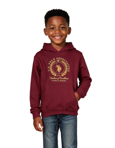 U.S. POLO ASSN. USPA Kids Boys Brand Embroidered Regular Fit Sweatshirt