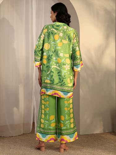 Libas Printed Straight Co-Ord Set For Women (401476S)