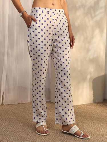 Libas Printed Cotton Blend Straight Co-Ord Set For Women (401483S)