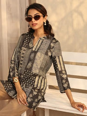 Libas Printed Silk Blend Straight Kurti for Women (98300M)