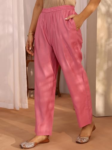 Libas Embellished Silk Blend Straight Kurta With Trouser and Dupatta-99874S