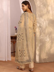 Libas Printed Linen Straight Kurta Set for Women (401413S)
