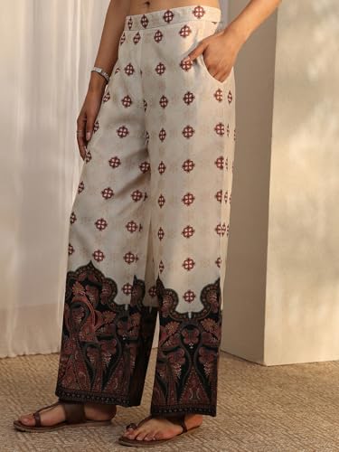 Libas Printed Cotton Blend Straight Co-Ord Set For Women (401501S)