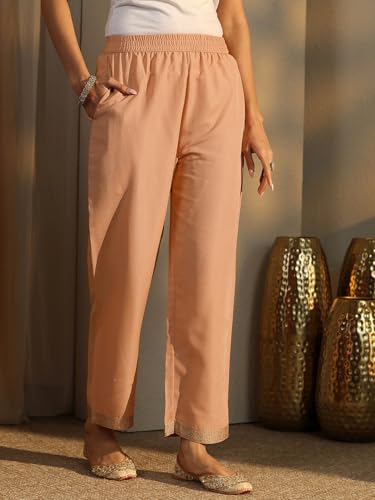 Libas Embroidered Silk Blend Straight Kurta Sets For Women 99952AS