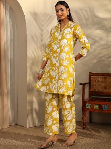 Gerua By Libas Printed Cotton Blend Straight Co-Ords Set For Women