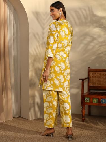 Gerua By Libas Printed Cotton Blend Straight Co-Ords Set For Women