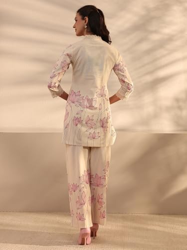 Libas Printed Cotton Straight Co-Ord Set