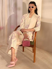 Libas Printed Cotton Straight Co-Ord Set