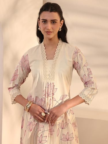 Libas Printed Cotton Straight Co-Ord Set