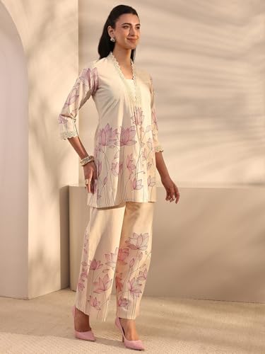 Libas Printed Cotton Straight Co-Ord Set