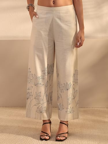 Libas Printed Cotton A-Line Co-Ord Set