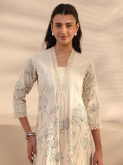 Libas Printed Cotton A-Line Co-Ord Set