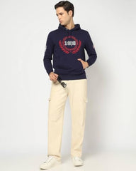 Men's Numeric Hoodie, Navy, M