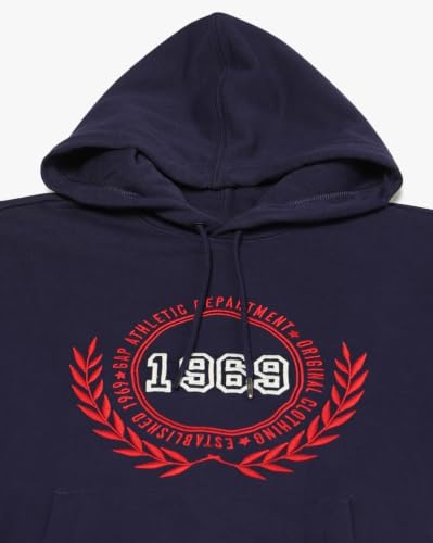 Men's Numeric Hoodie, Navy, M