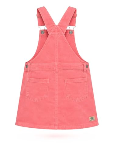 Gini and Jony Girls Pink Applique Denim Sleeveless Dungree 3-4 Years