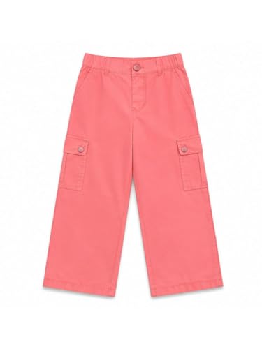 Gini and Jony Girls Pink Cotton Trouser Elasticated