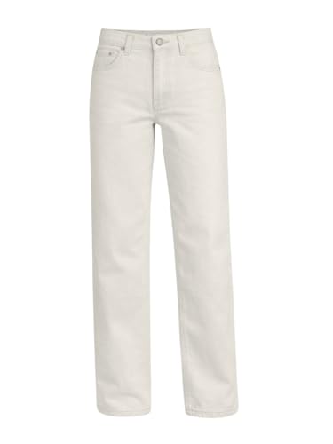 Gini and Jony Girls Off White Denim Jeans Fixed Waist