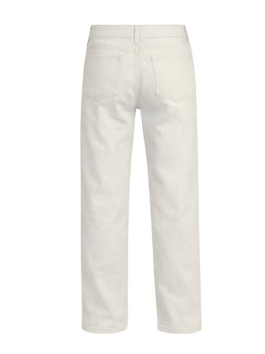 Gini and Jony Girls Off White Denim Jeans Fixed Waist