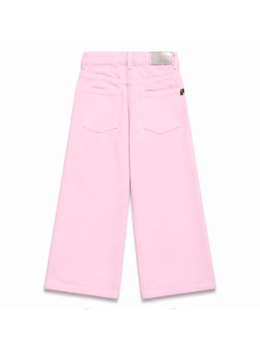 Gini and Jony Girls Light Pink Denim Jeans Fixed Waist