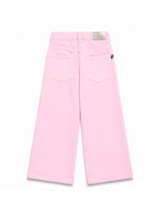 Gini and Jony Girls Light Pink Denim Jeans Fixed Waist