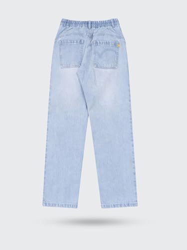 Boys Light Blue Denim Woven Jeans