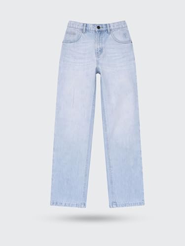 Boys Light Blue Denim Woven Jeans