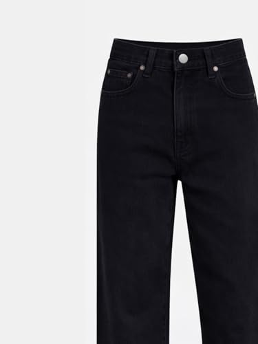 Gini and Jony Boys Black Solid Denim Elasticated Jeans 4-5 Years