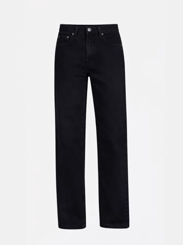 Gini and Jony Boys Black Solid Denim Elasticated Jeans 4-5 Years
