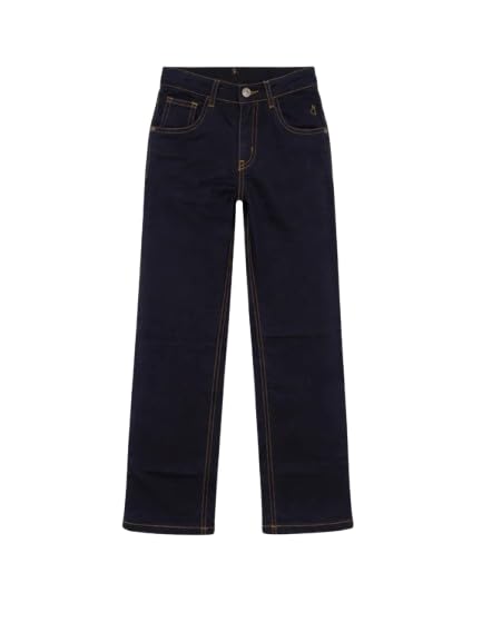 Boys Black Denim Woven Jeans