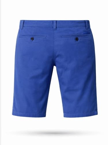 Gini and Jony Boys Navy Cotton Bermuda Fixed Waist