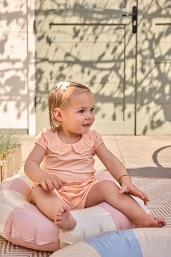 GJ Baby Girls Solid Cotton T-Shirt