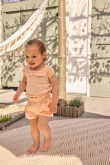 GJ Baby Girls Solid Cotton T-Shirt