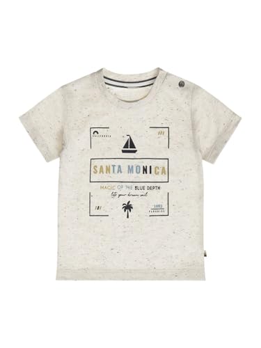Boys Cotton Printed Round Neck T-Shirt