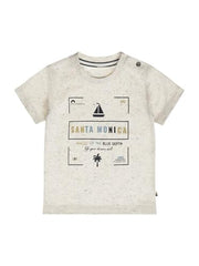 Boys Cotton Printed Round Neck T-Shirt