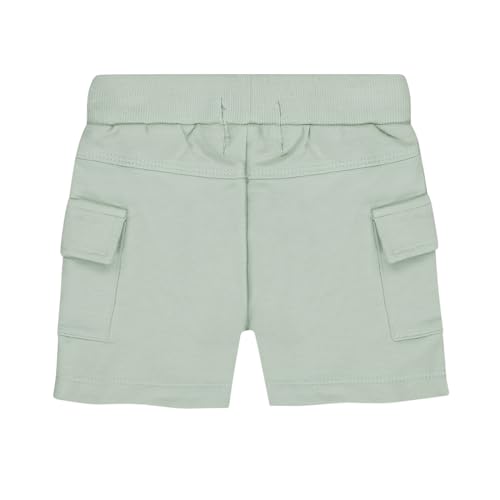 GJ Baby Boys Mint Green Solid Cotton Elasticated Shorts 18-24 Months