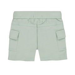 GJ Baby Boys Mint Green Solid Cotton Elasticated Shorts 18-24 Months
