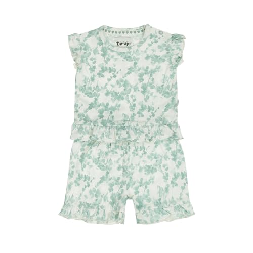 GJ Baby Girls Floral Printed Cotton 2-Piece Set (T-Shirt & Shorts)
