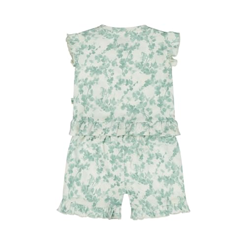 GJ Baby Girls Floral Printed Cotton 2-Piece Set (T-Shirt & Shorts)